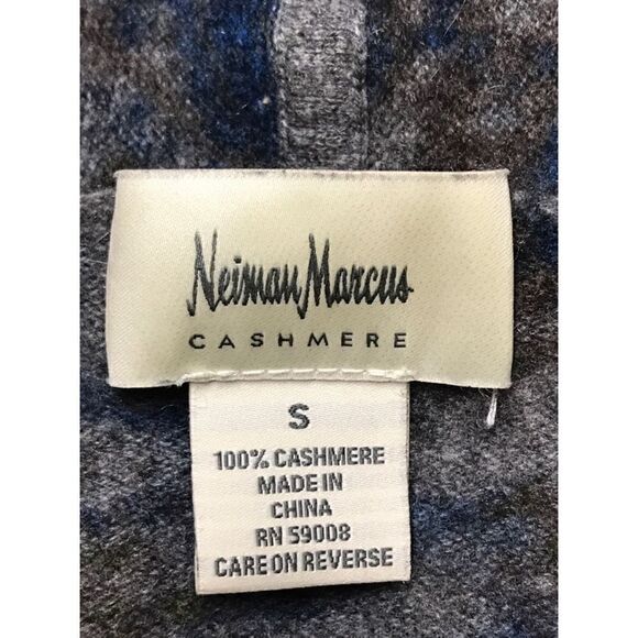 Nieman Marcus 100% Cashmere Open Front  Cascade Cardigan Size Small - Picture 5 of 6